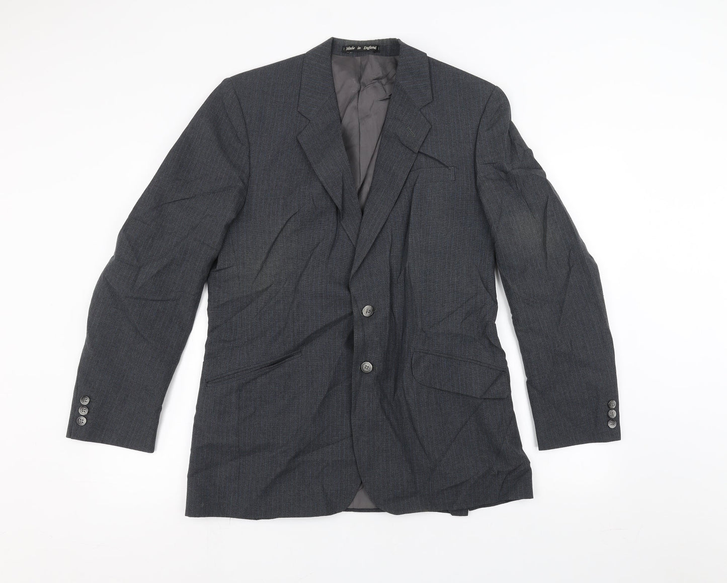 Berwin Mens Grey   Jacket Suit Jacket Size 36