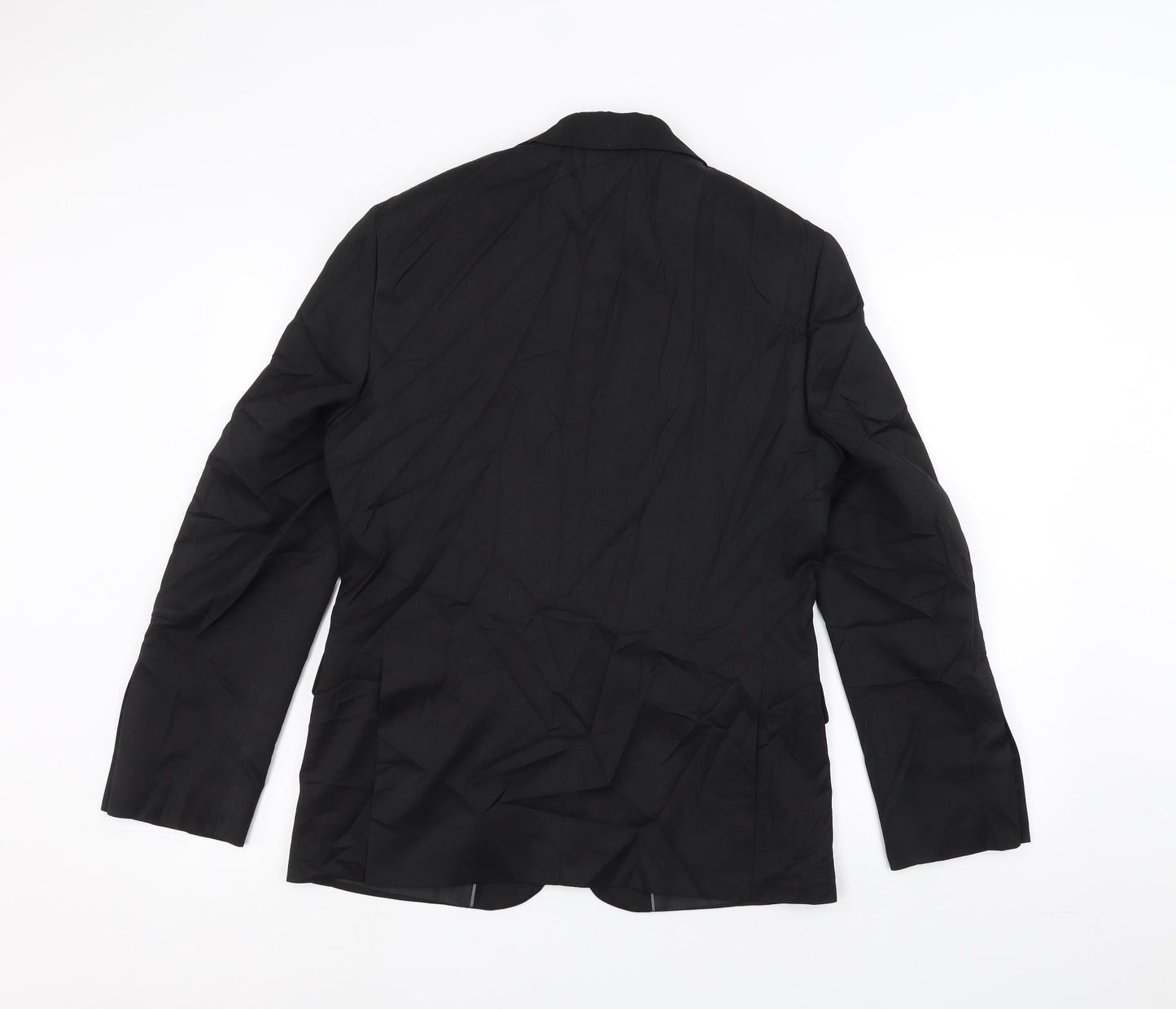 Marks and Spencer Mens Black   Jacket Suit Jacket Size 38