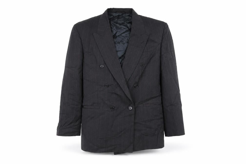 SKAPES Mens Black   Jacket Suit Jacket Size 40