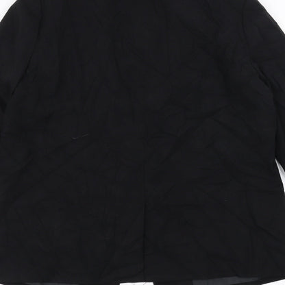 Preloved FOREVER 21 Womens Black   Jacket  Size M - Label