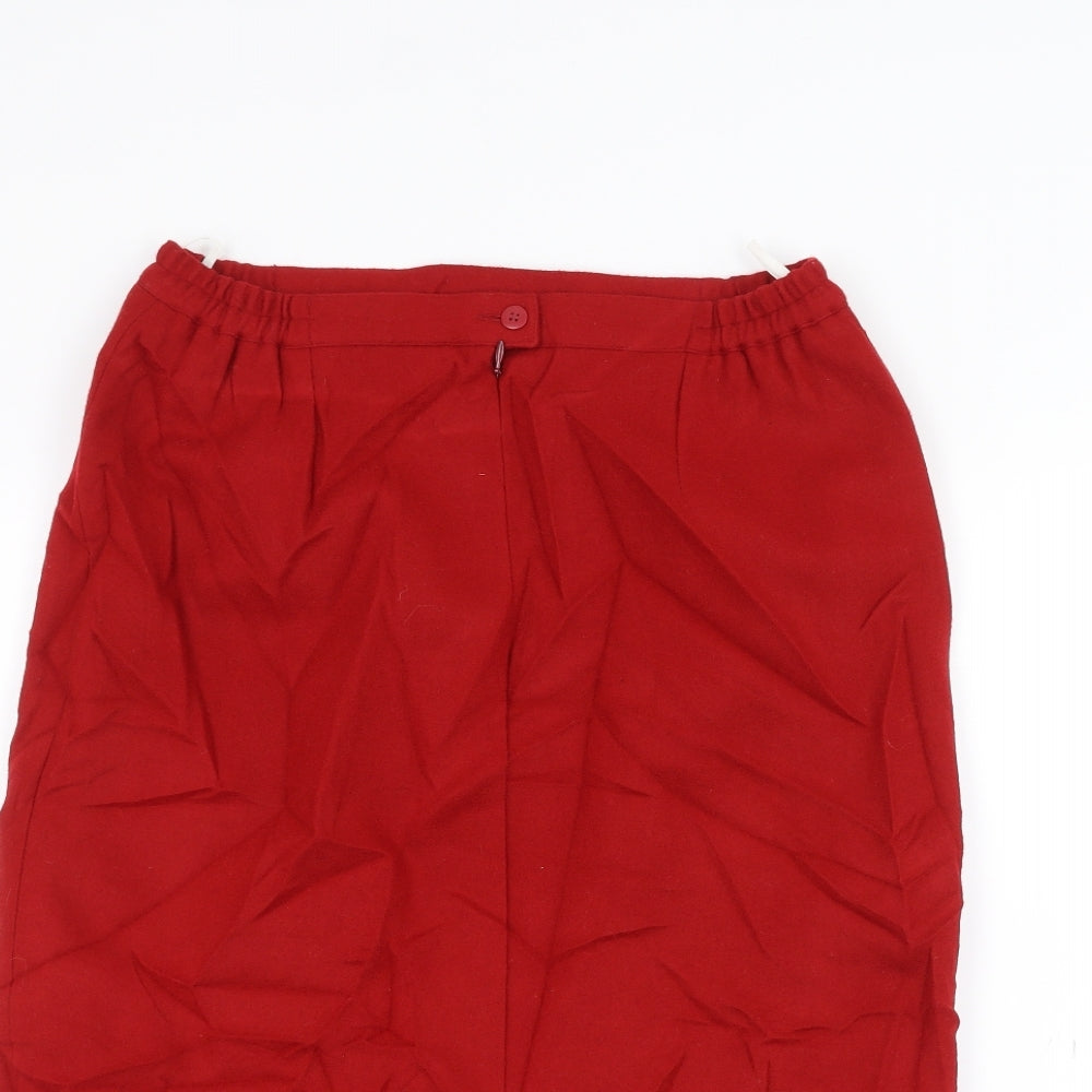 Marcelle griffon Womens Red   A-Line Skirt Size 14
