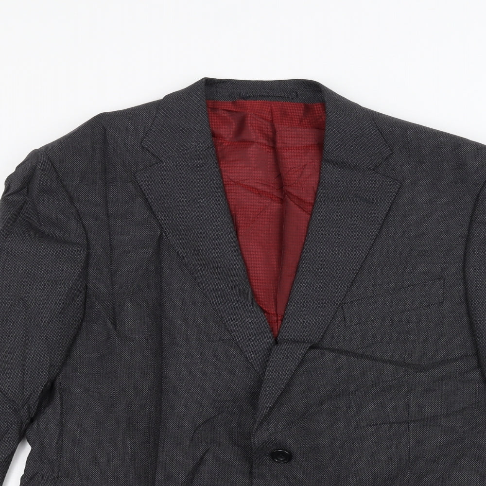 Marks and Spencer Mens Black   Jacket Suit Jacket Size 42
