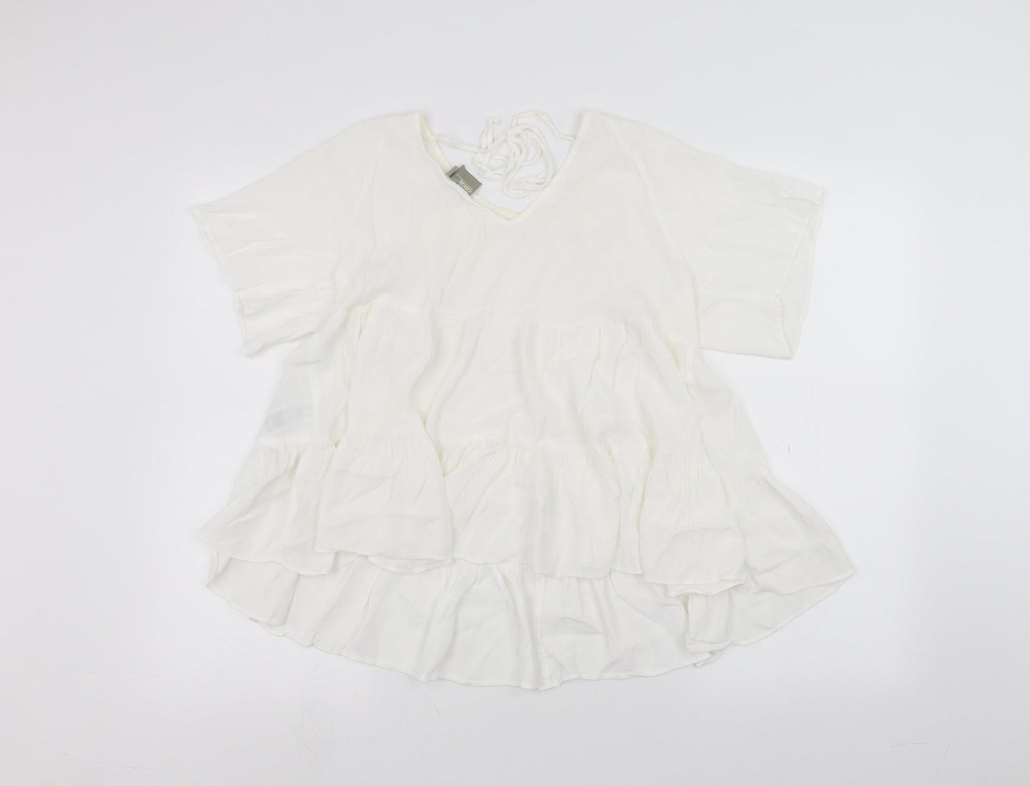 ASOS Womens White   Basic T-Shirt Size 8