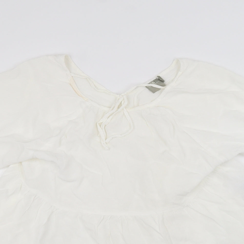 ASOS Womens White   Basic T-Shirt Size 8