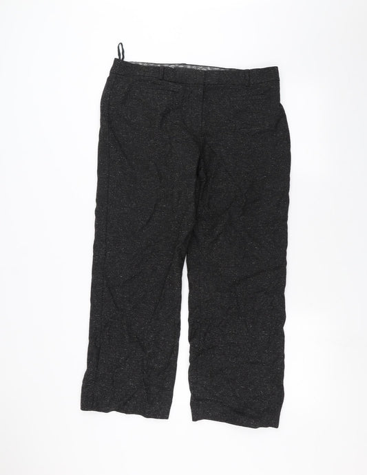 Marks and Spencer Womens Black   Trousers  Size 14 L25 in