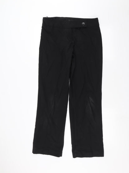 George Womens Black   Trousers  Size 12 L27 in