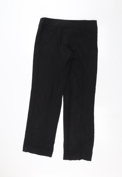 George Womens Black   Trousers  Size 12 L27 in