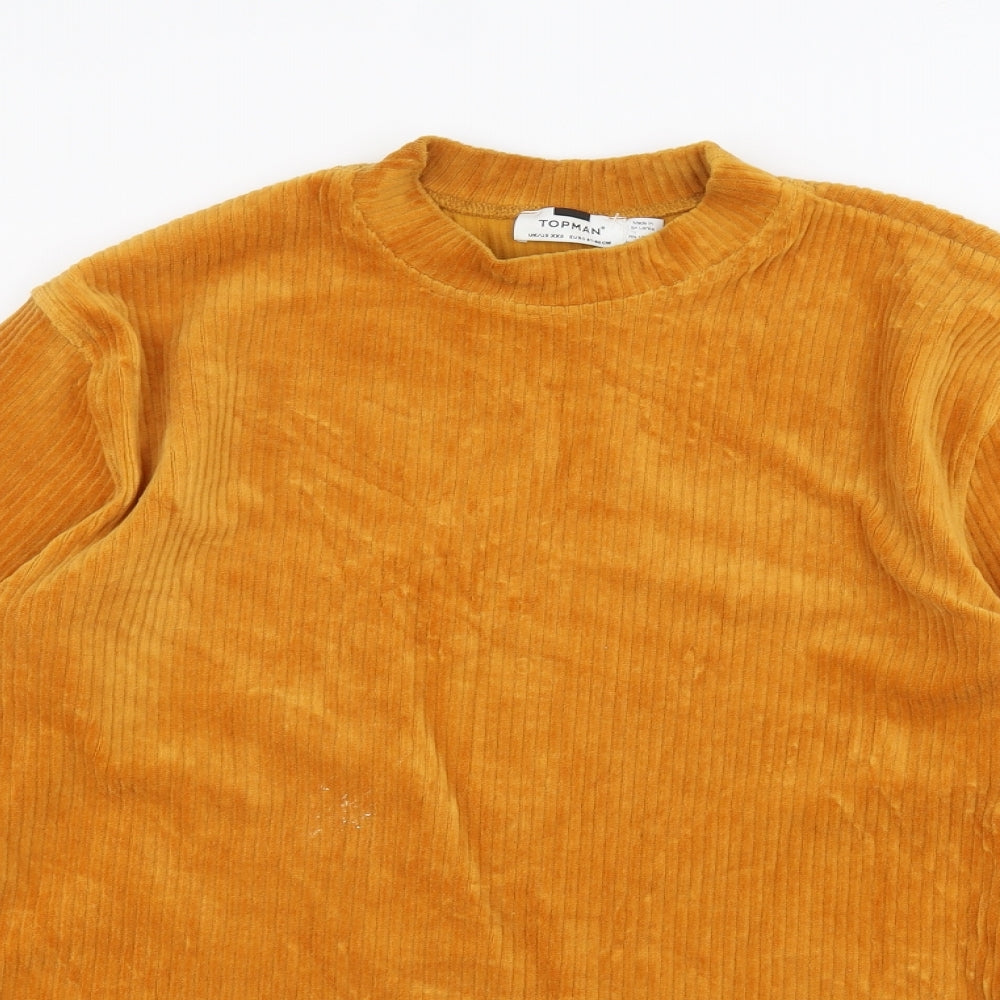 Topman Womens Yellow   Pullover Jumper Size XS
