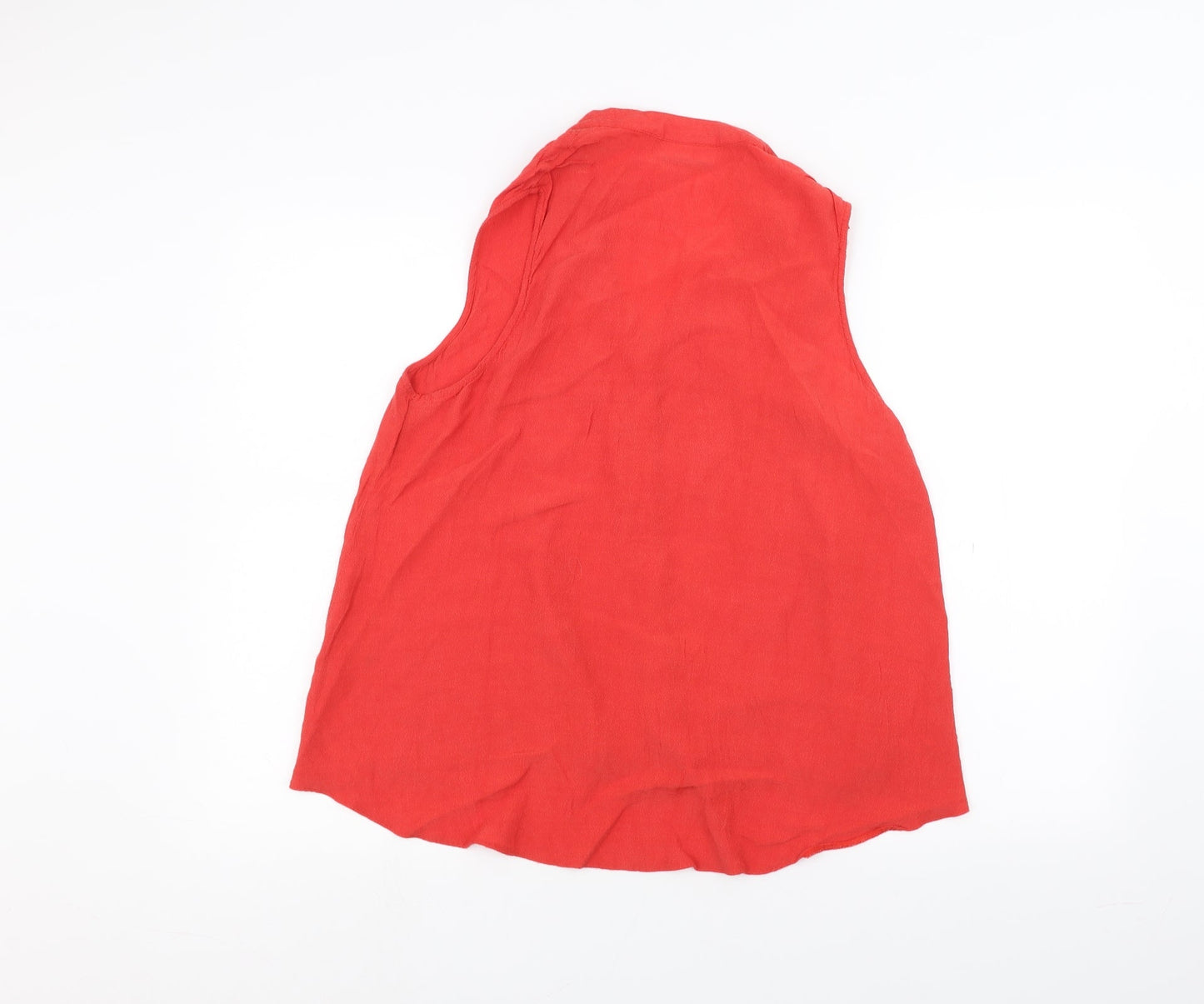Wallis Womens Red   Basic Button-Up Size L