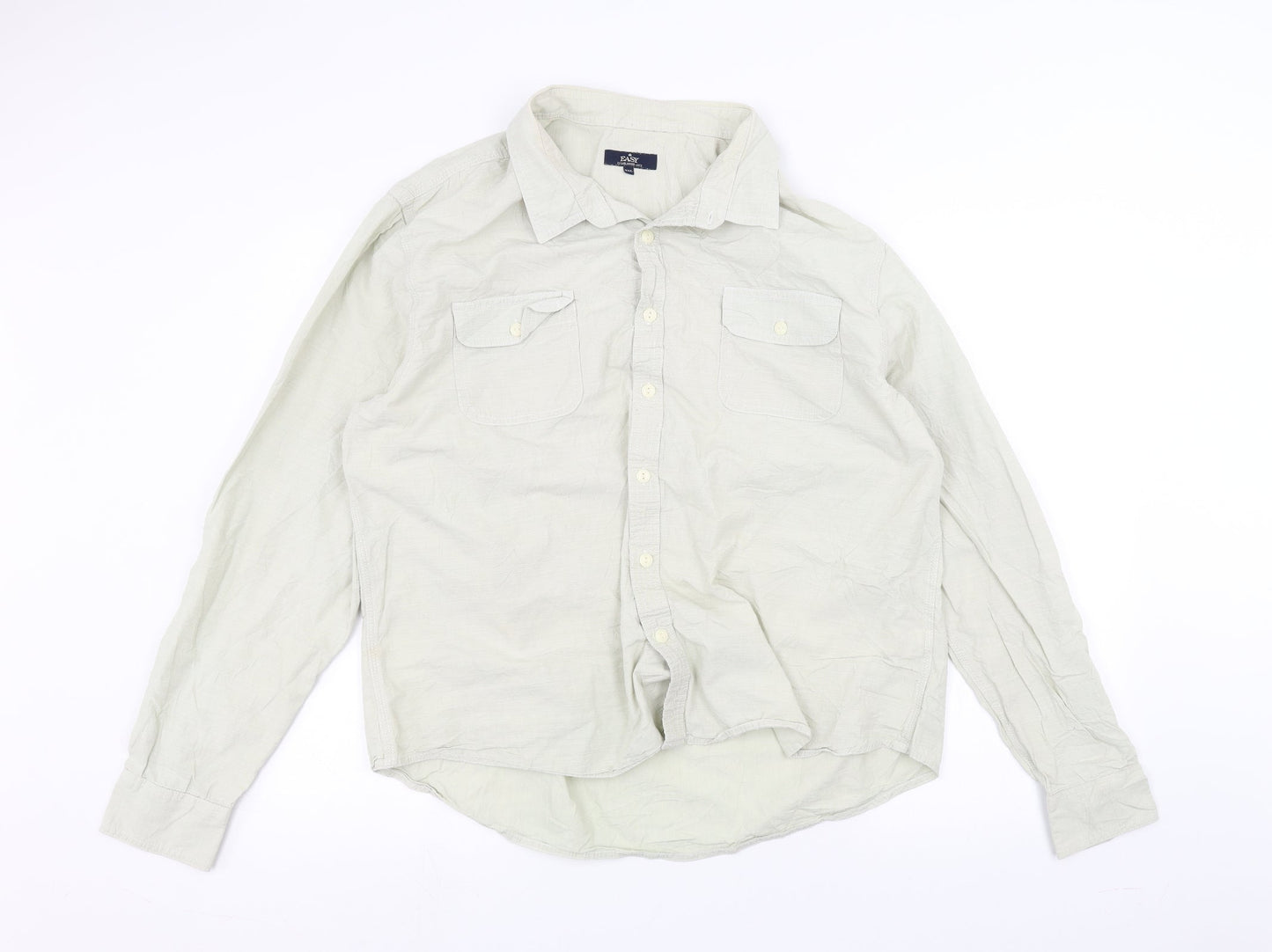Easy Mens Green    Dress Shirt Size 2XL
