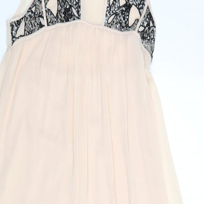 Spotlight Womens Beige  Rayon A-Line  Size 10