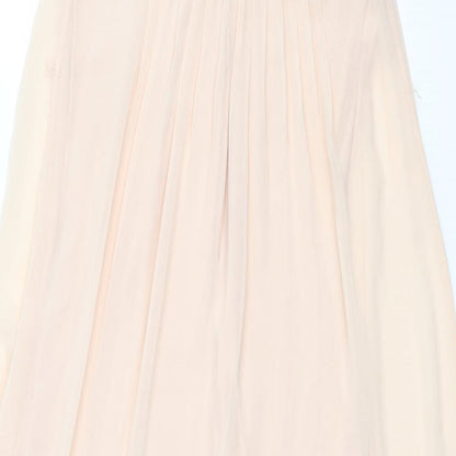 Spotlight Womens Beige  Rayon A-Line  Size 10