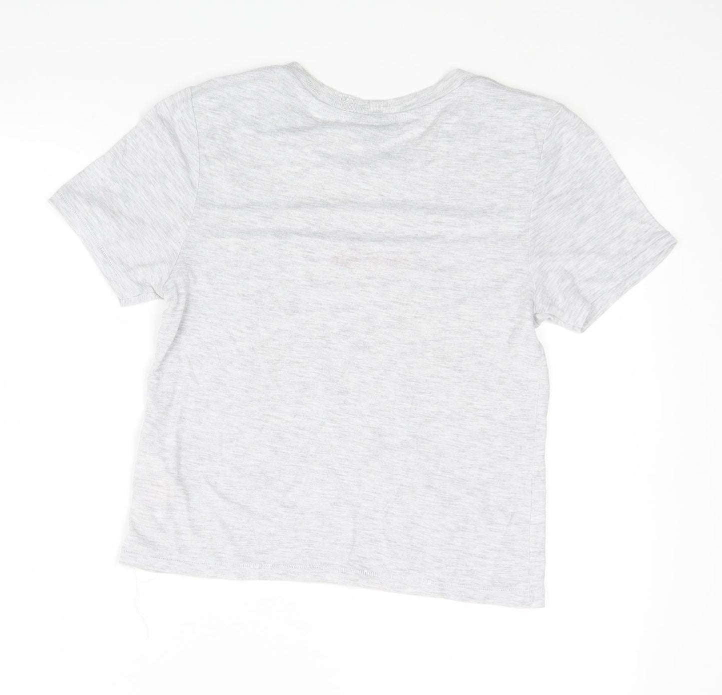Topshop Womens Grey   Basic T-Shirt Size 6
