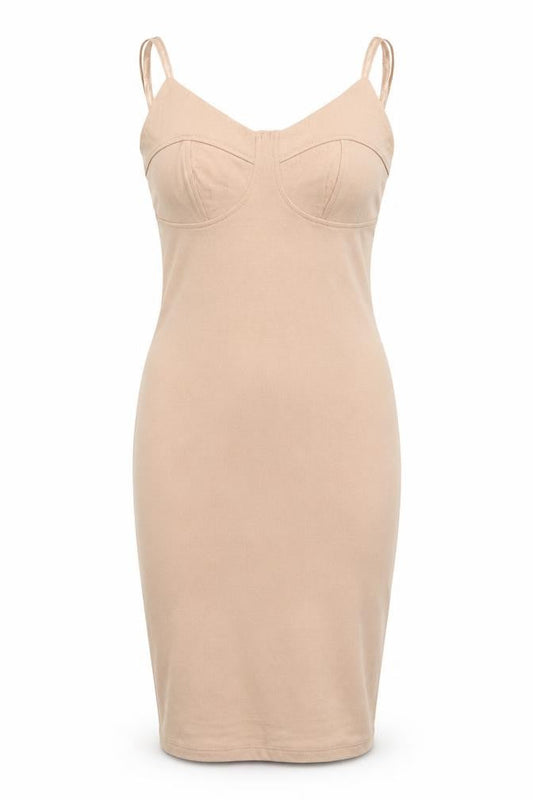 ASOS Womens Beige   Pencil Dress  Size 6