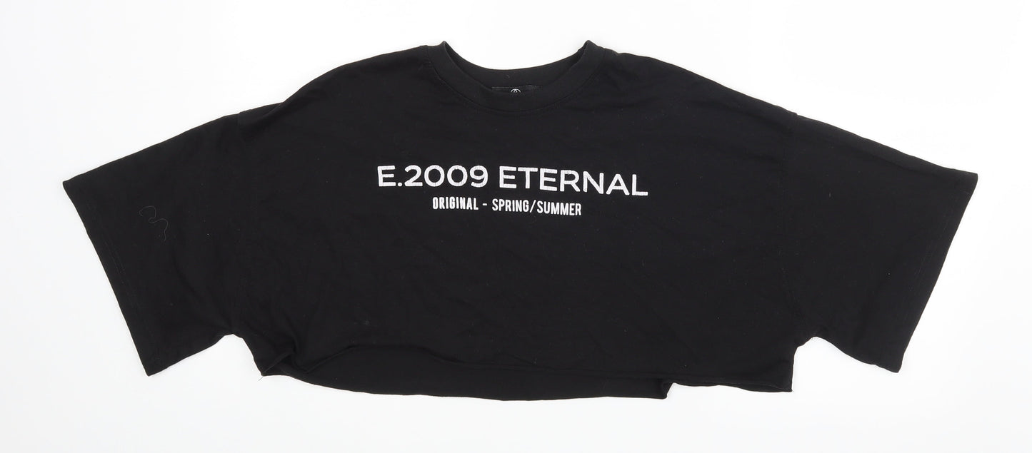 Atmosphere Womens Black   Basic T-Shirt Size 8