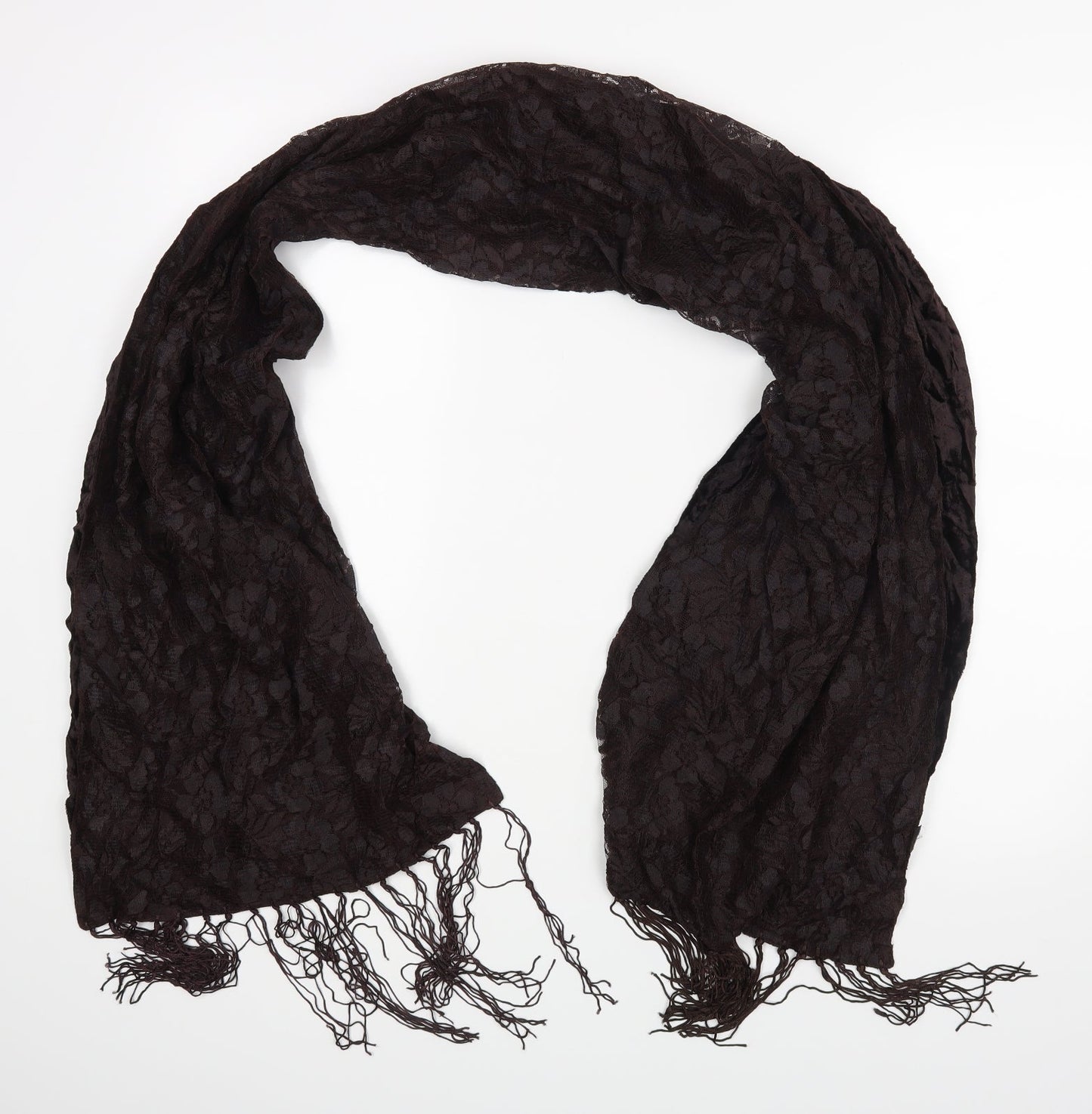 Preworn Womens Brown    Scarf