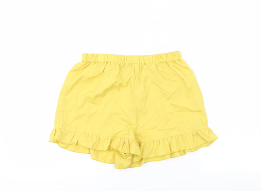 Boohoo Womens Yellow   Cargo Shorts Size 6
