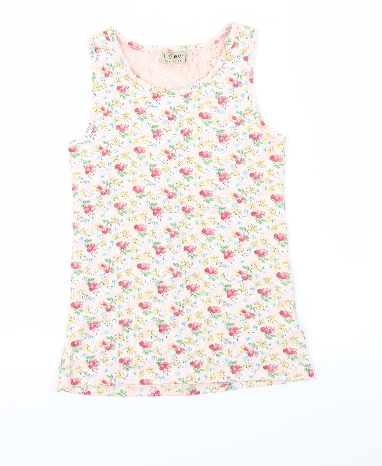 NEXT Womens Brown Floral  Basic Polo Size 12