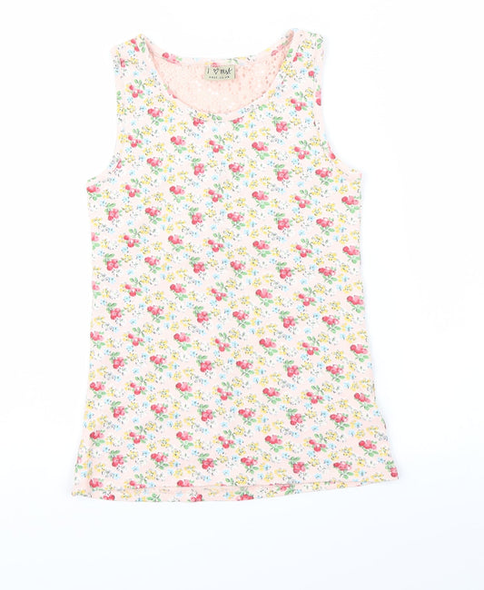 NEXT Womens Brown Floral  Basic Polo Size 12