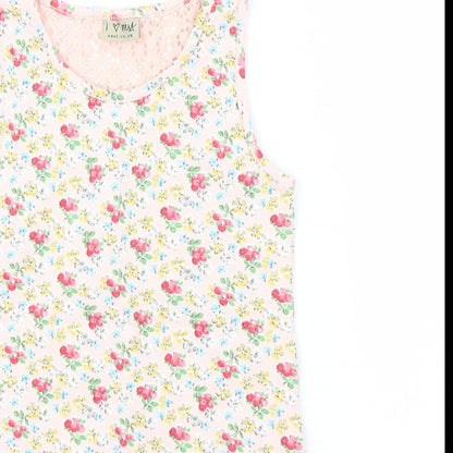 Next Womens Brown Floral  Basic Polo Size 12