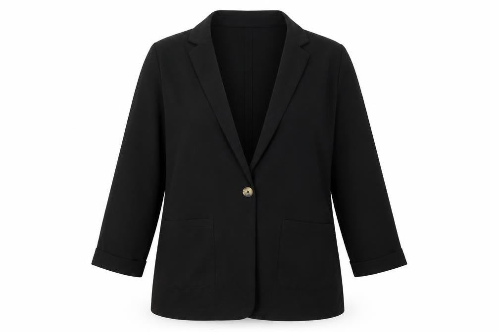New Look Womens Black  Rayon Jacket  Size 12