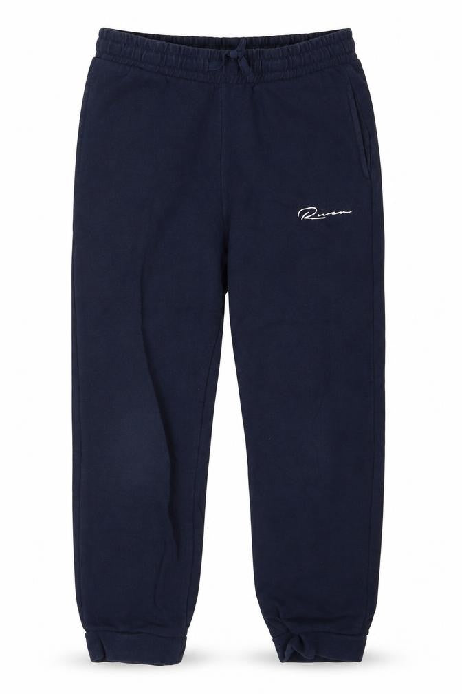 River Island Girls Blue  Ramie Jogger Trousers Size 9 Years