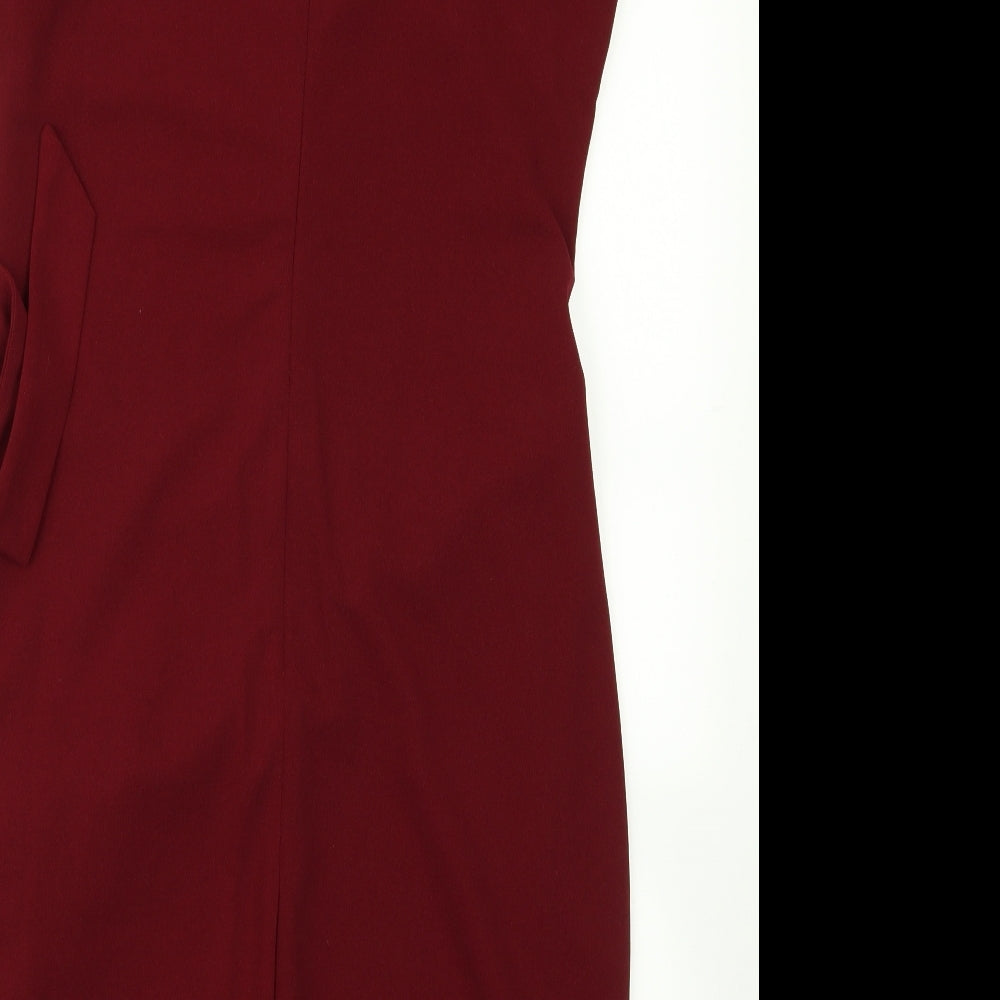 SheIn Womens Red   Pencil Dress  Size L