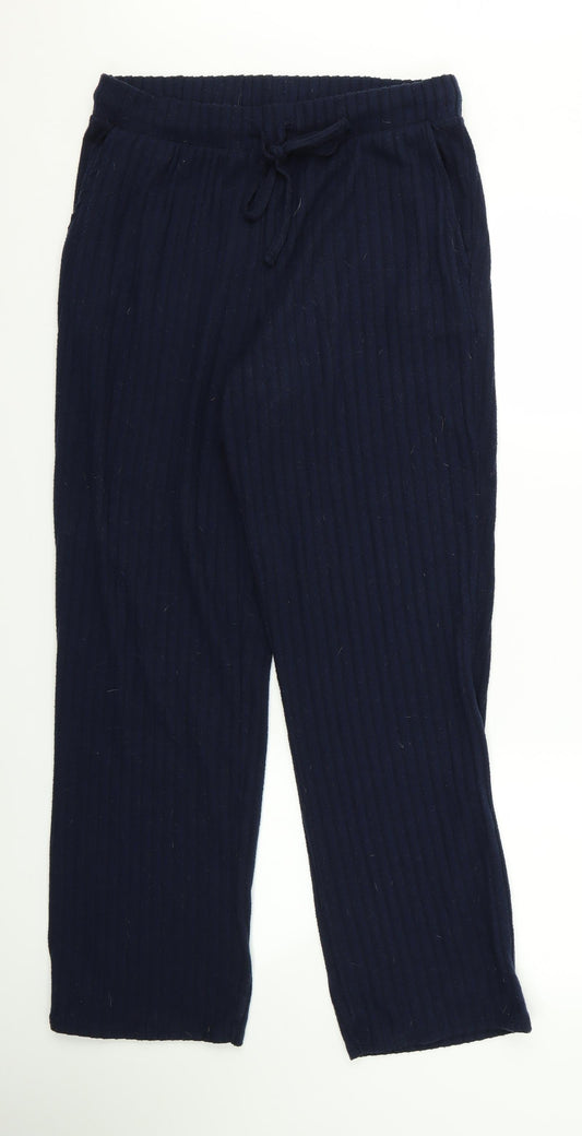Dorothy Perkins Womens Blue   Trousers  Size M L26 in