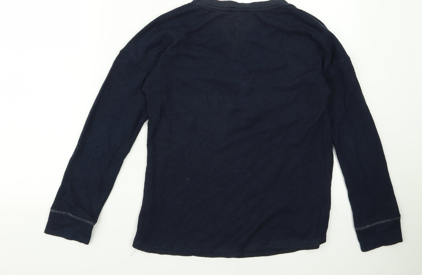 m&s Womens Blue  Rayon Pullover Jumper Size S