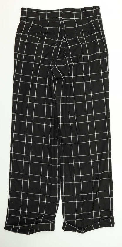 Preworn Womens Black  Rayon Trousers  Size 32 L32 in