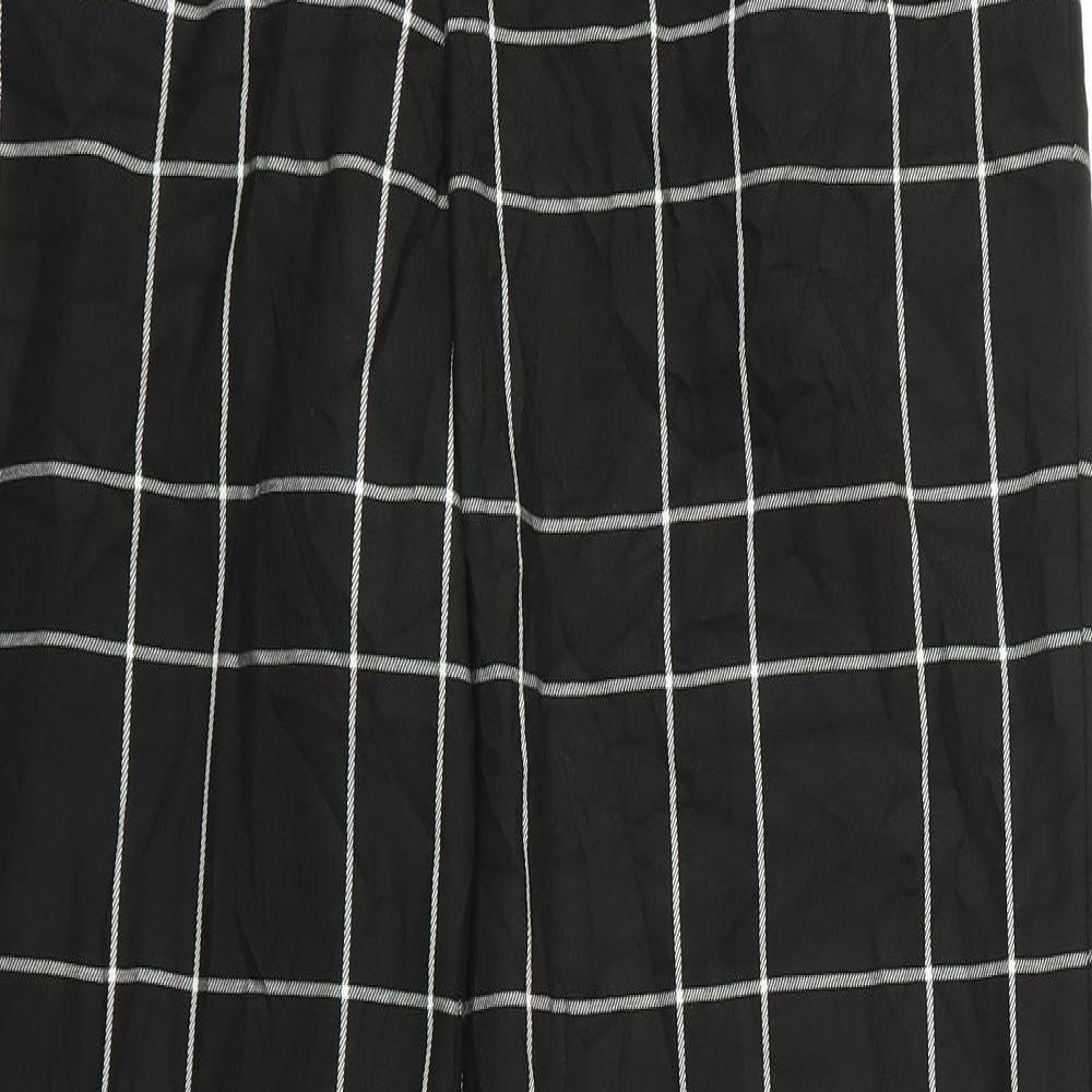 Preworn Womens Black  Rayon Trousers  Size 32 L32 in