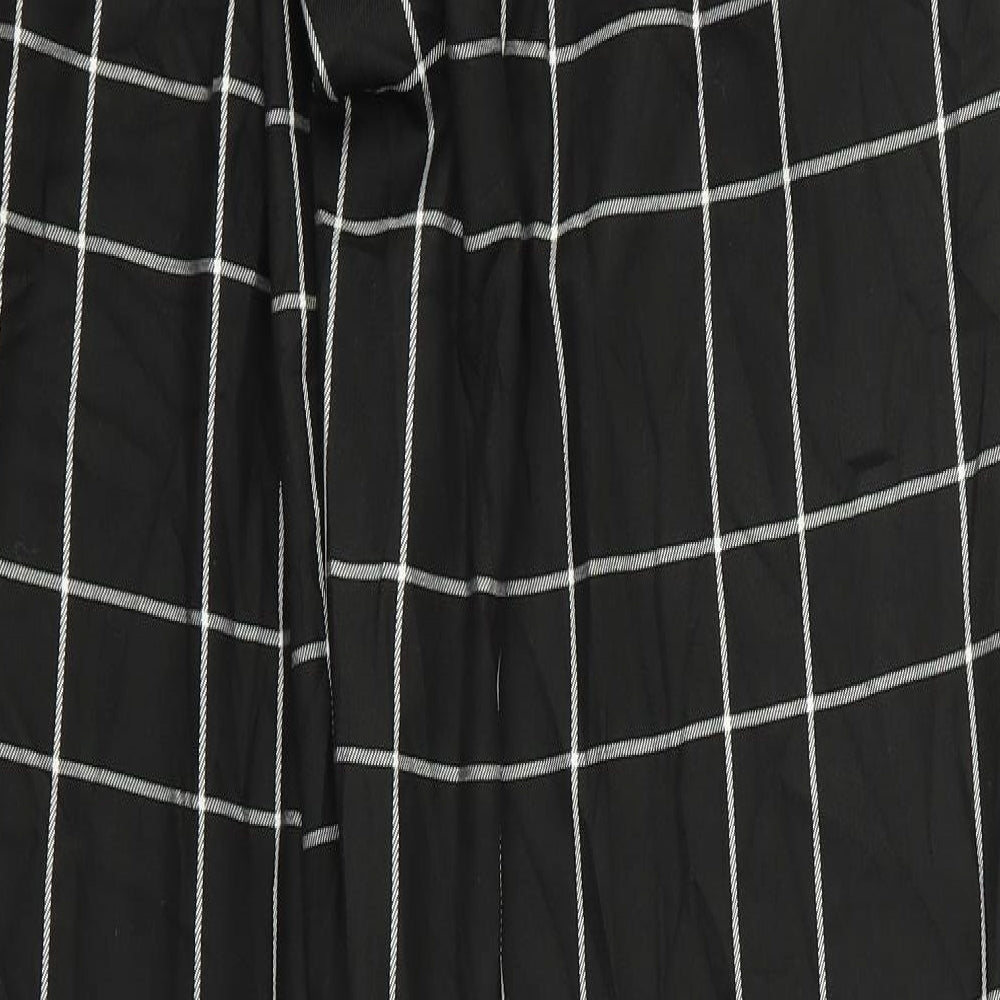 Preworn Womens Black  Rayon Trousers  Size 32 L32 in
