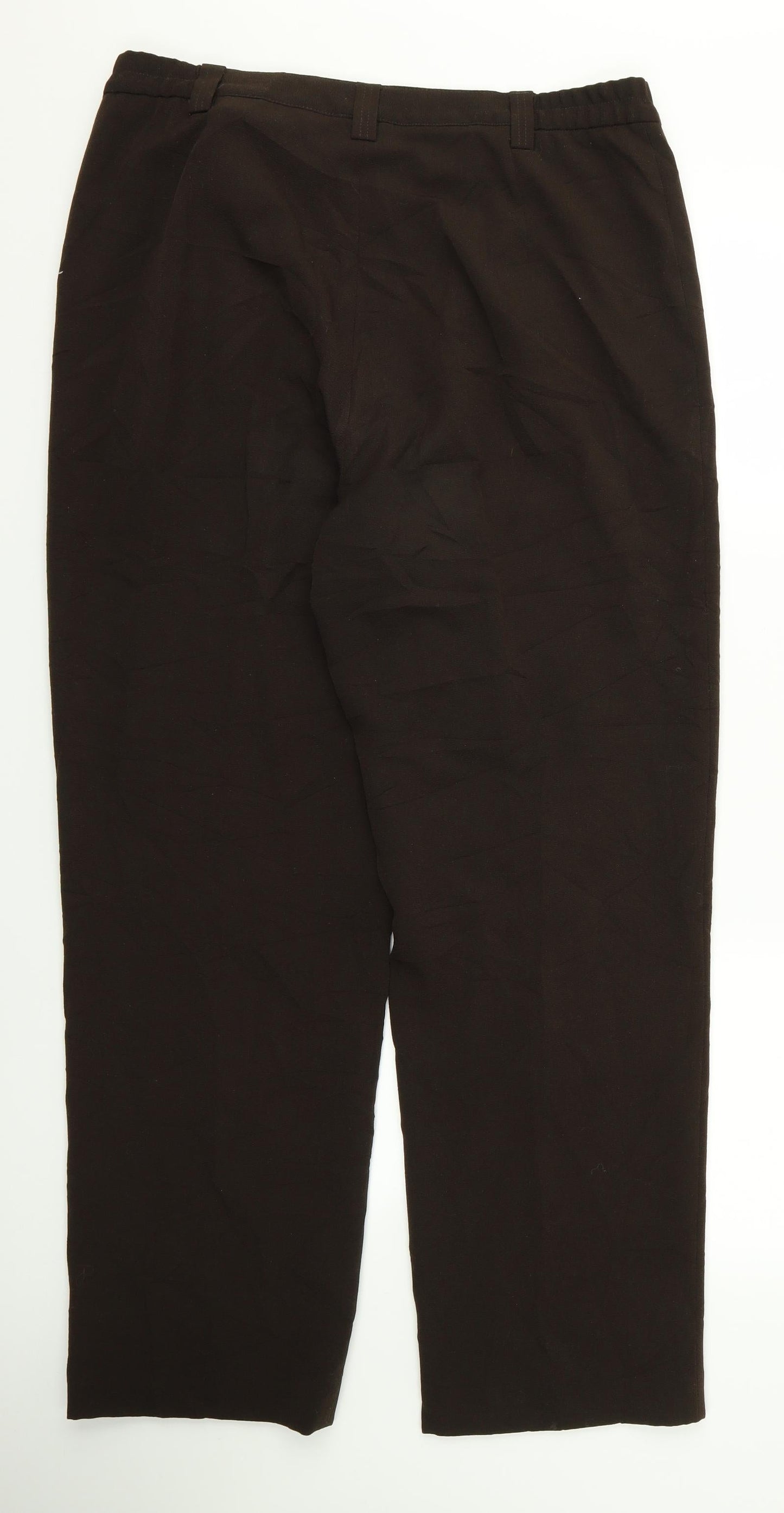 Preworn Womens Brown   Trousers  Size 38 L28 in