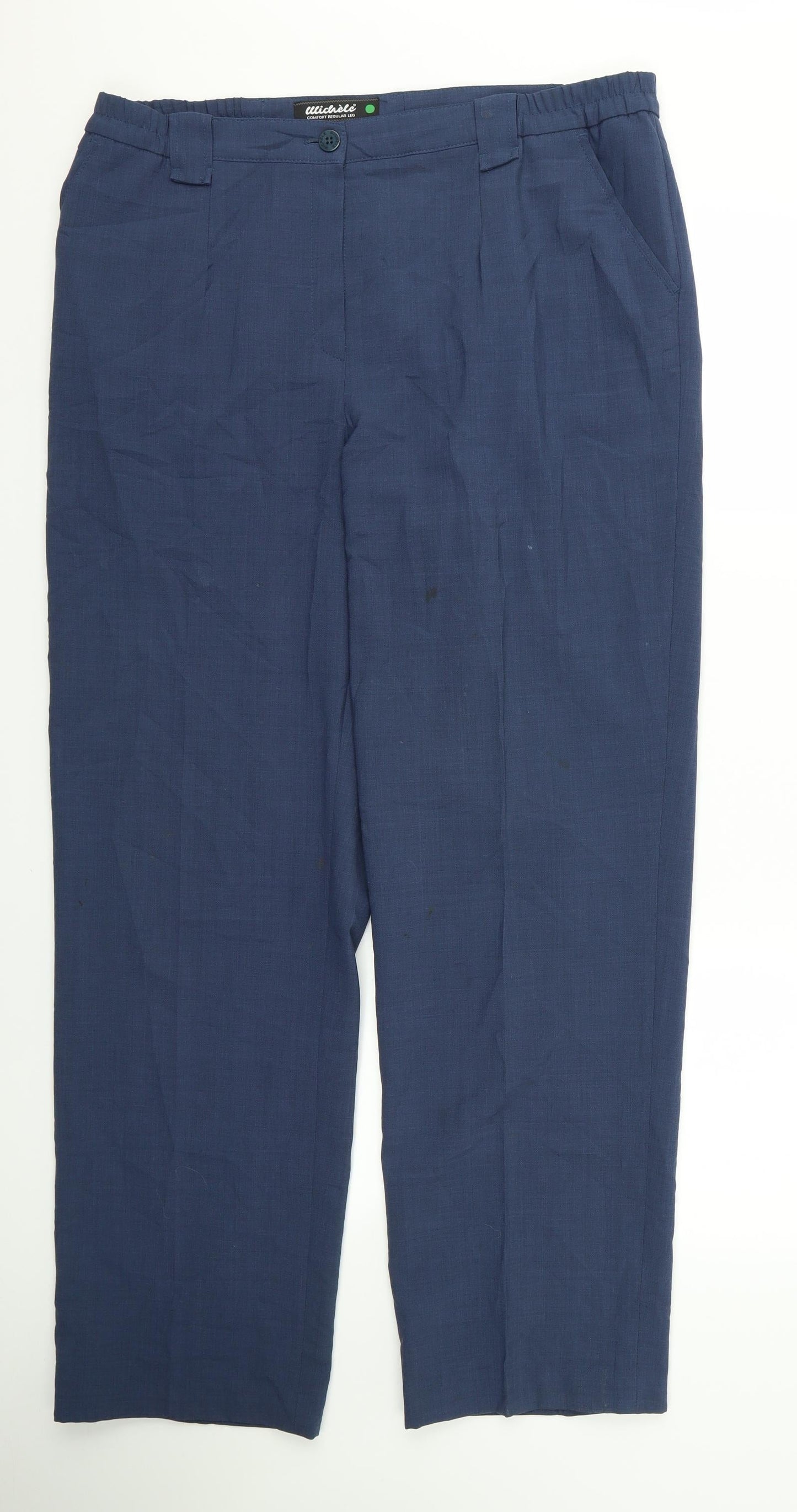 Preworn Womens Blue   Trousers  Size 38 L28 in