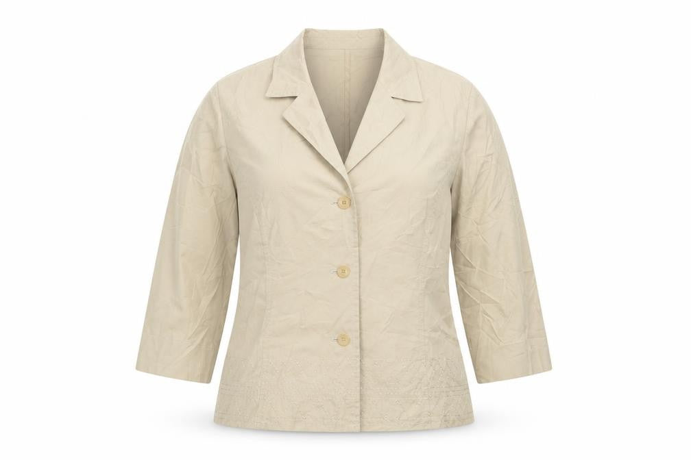 biancha Womens Beige   Jacket  Size 40