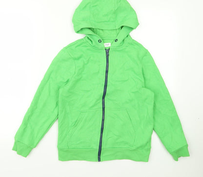 Additional front view of F&F girls’ green jacket, size 9, years