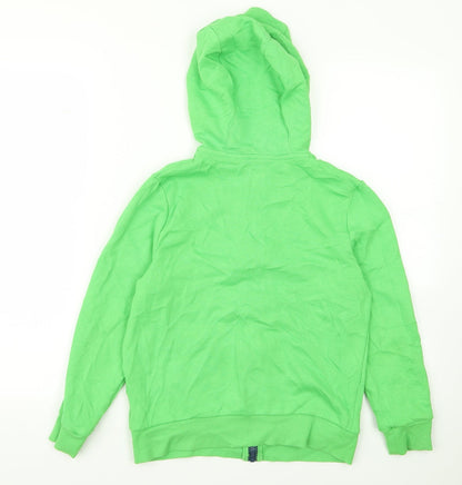 Back view of F&F girls’ green jacket, size 9, years