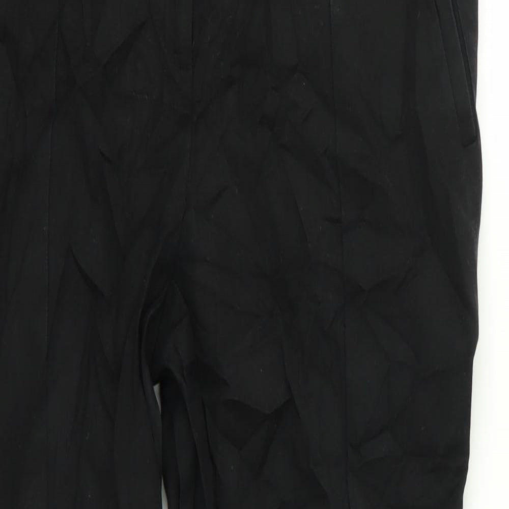 Oasis Womens Black   Trousers  Size 10 L23 in