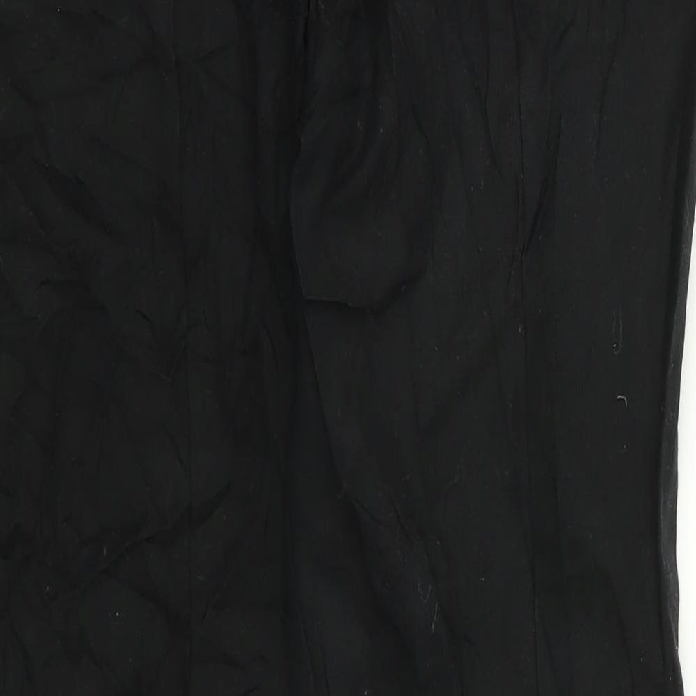 Oasis Womens Black   Trousers  Size 10 L23 in