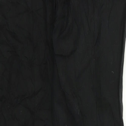 Oasis Womens Black   Trousers  Size 10 L23 in