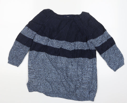 NEXT Womens Blue  Knit Pullover Jumper Size 8