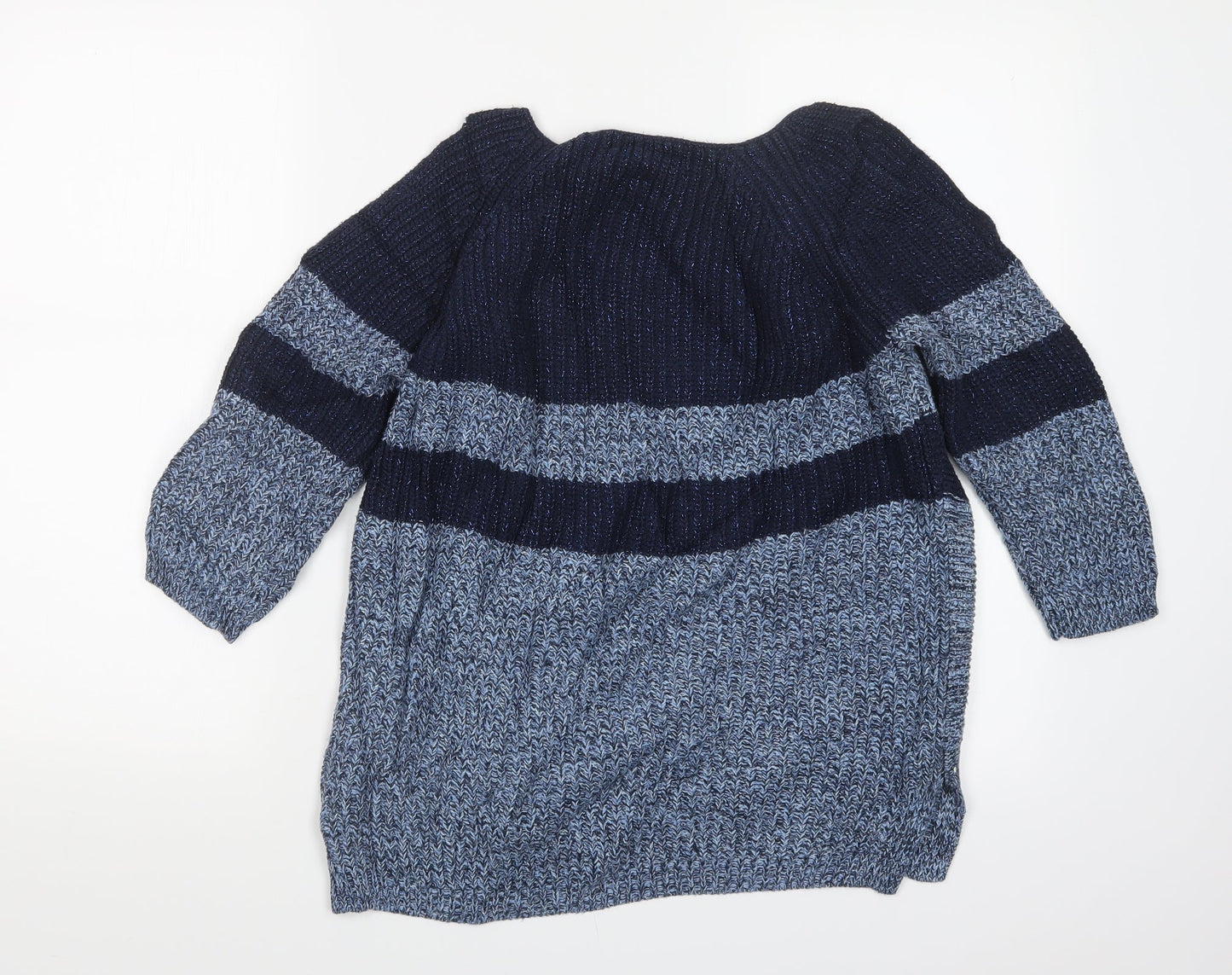 NEXT Womens Blue  Knit Pullover Jumper Size 8