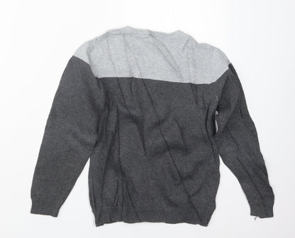 Samuel jr Boys Grey  Knit Pullover Jumper Size 8 Years