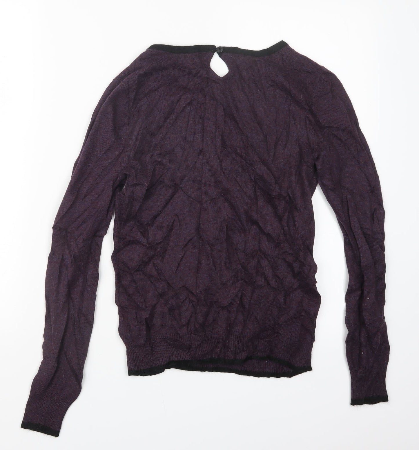 Principles Womens Purple  Knit Pullover Jumper Size 10