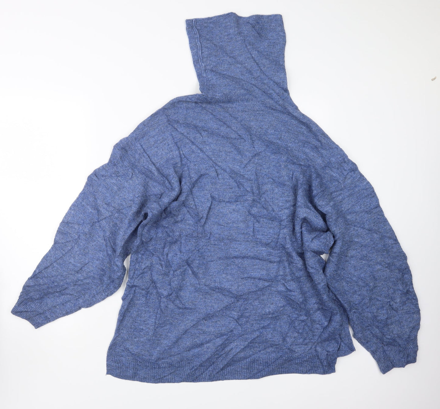 H&M Womens Blue  Knit Pullover Jumper Size M