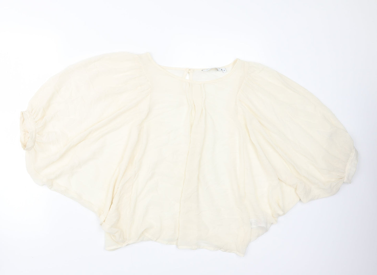 New Look Womens Ivory   Basic Blouse Size 10