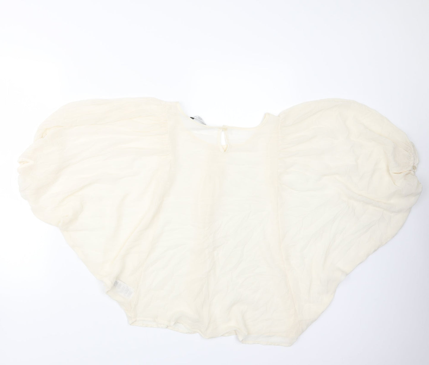 New Look Womens Ivory   Basic Blouse Size 10
