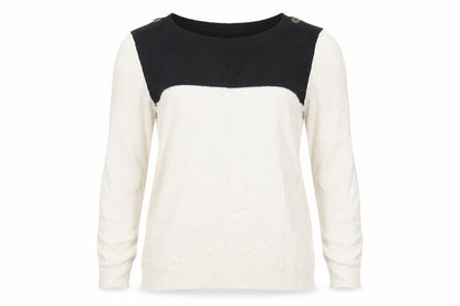 Dorothy Perkins Womens White  Knit Pullover Jumper Size 10
