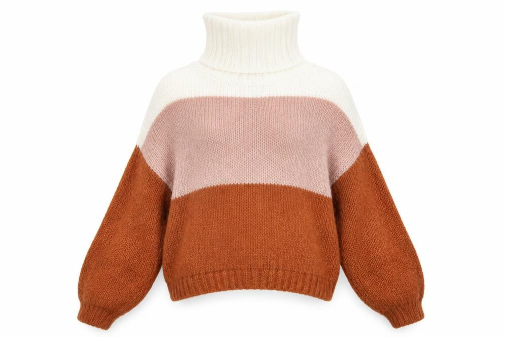 Primark Womens Brown  Knit Pullover Jumper Size 14