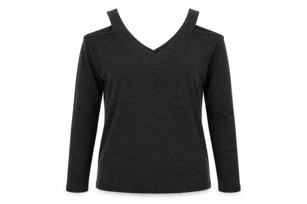 Primark Womens Black   Henley Jumper Size 6